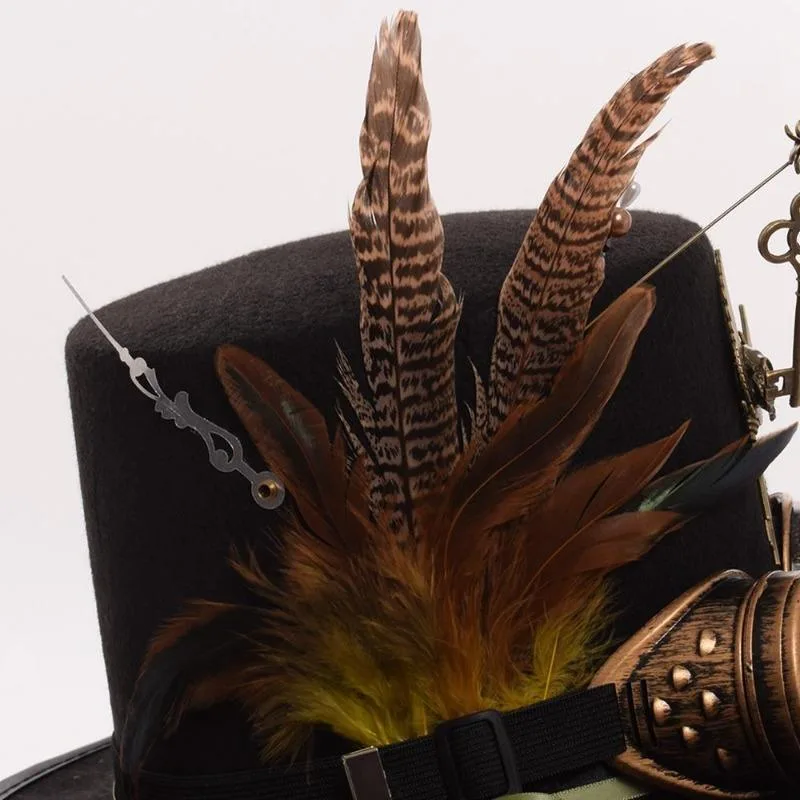 Ansicht 5 — Steampunk-Hut – Abenteurer