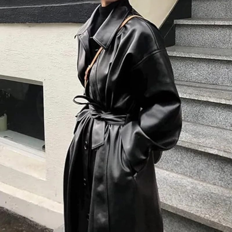 Ansicht 4 — Mantel – Trench Coat Oversize aus PU
