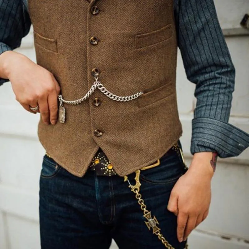 Ansicht 4 — Steampunk-Weste für Herren – ärmellos