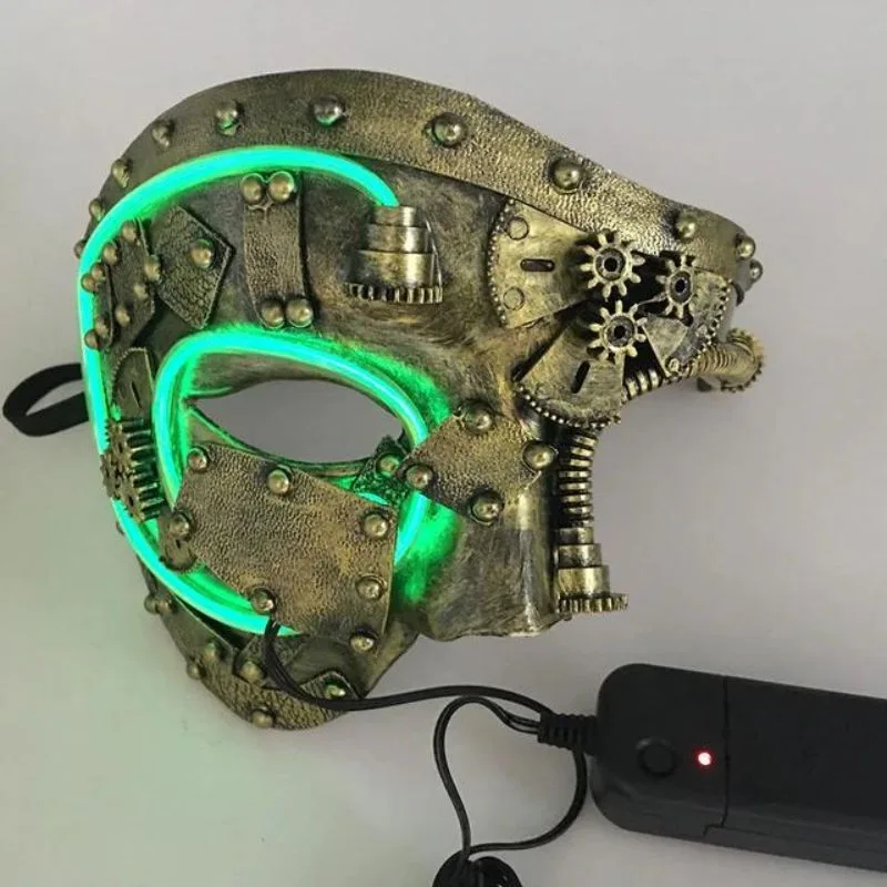 Ansicht 4 — Steampunk-Halbmaske