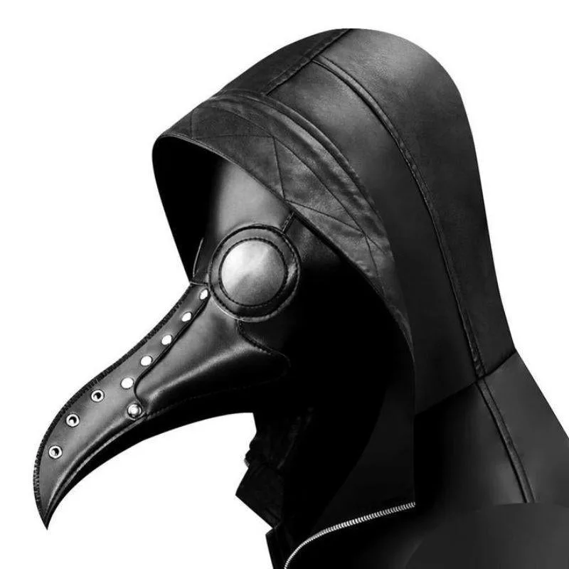 Ansicht 2 — Steampunk-Maske – Pestdoktor-Stil