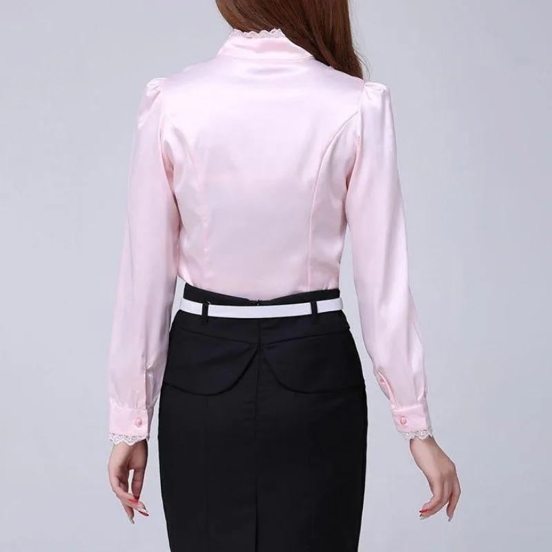 Ansicht 6 — Bluse für Damen – Jabotkragen