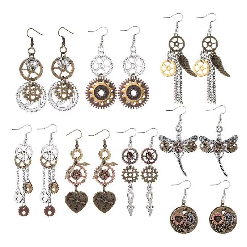 Steampunk-Ohrringe