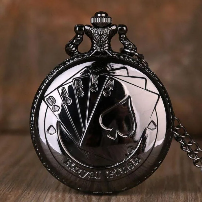 Ansicht 4 — Steampunk-Taschenuhr – Poker