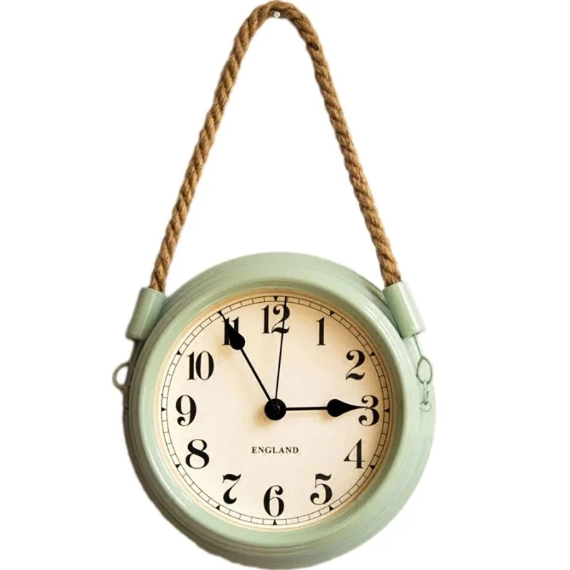 Wanduhr – Vintage grün