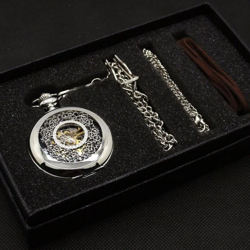 Ansicht 2 — Taschenuhr – antik-look aus Stahl (Box)