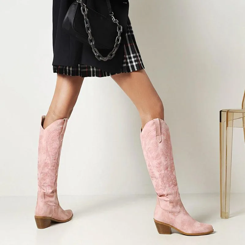 Ansicht 4 — Stiefel für Damen – Wildleder Western