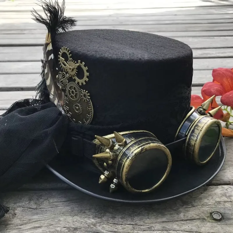 Ansicht 7 — Steampunk-Hut – Spitze