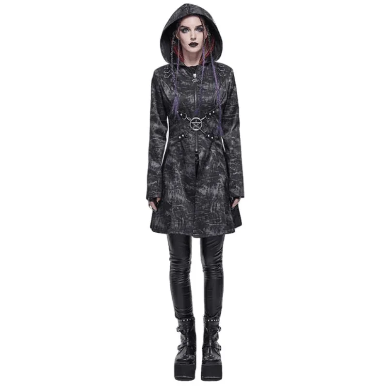 Mantel für Damen – Metall Rock Punk