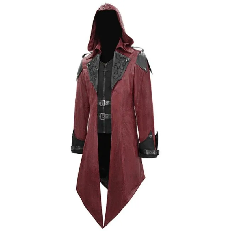 Ansicht 4 — Mantel für Herren – Gothic rot
