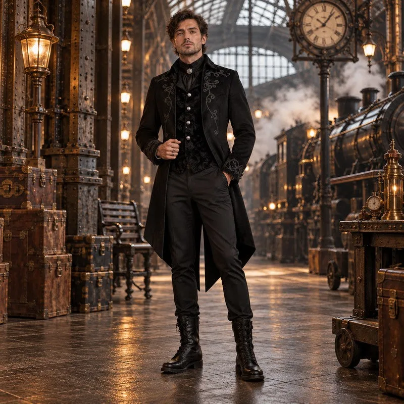 Ansicht 14 — Steampunk-Jacke – Gothic Gehrock