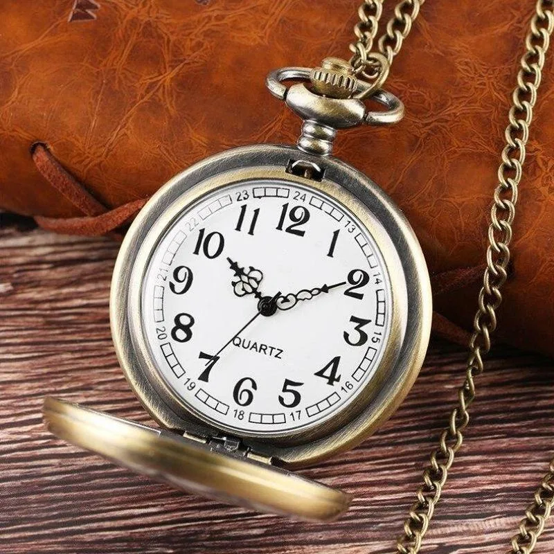 Ansicht 3 — Steampunk-Taschenuhr – Blumen