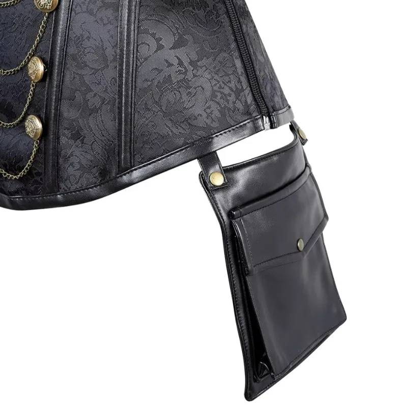 Ansicht 3 — Steampunk-Korsett für Damen – Gothic