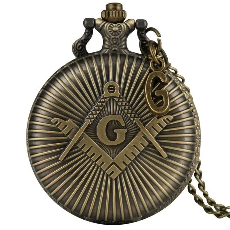 Taschenuhr – Freimaurer-Motiv