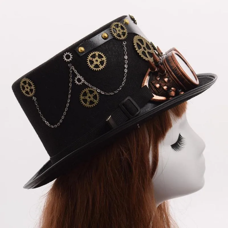 Ansicht 9 — Steampunk-Hut – Zylinder Cabaret