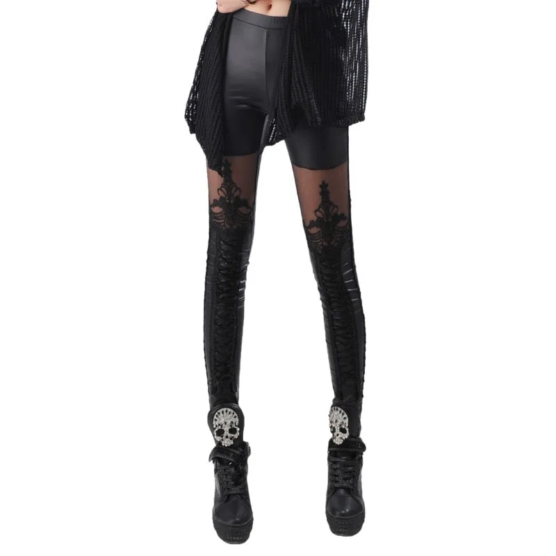 Ansicht 3 — Leggings für Damen – Gothic