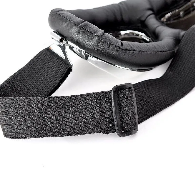 Ansicht 5 — Steampunk-Brille – Motorradstil
