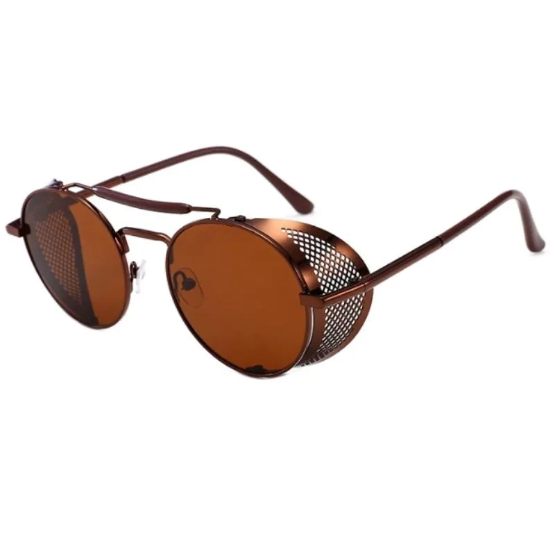 Ansicht 4 — Steampunk-Sonnenbrille – rund