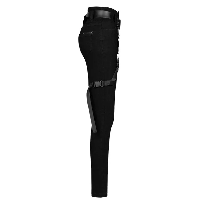 Ansicht 5 — Steampunk-Jeans für Damen – Gothic