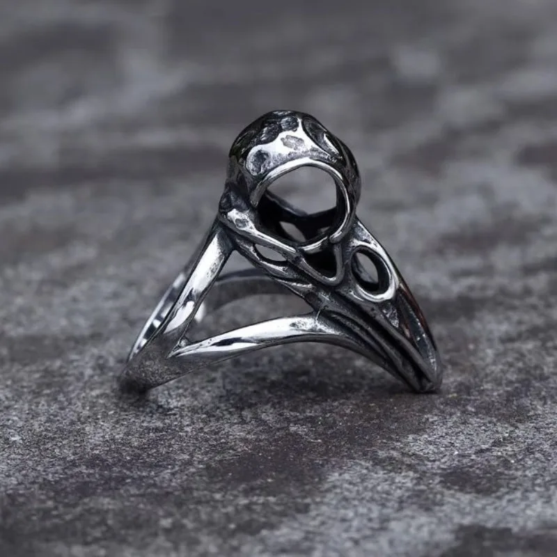 Ansicht 4 — Ring – Rabenschädel