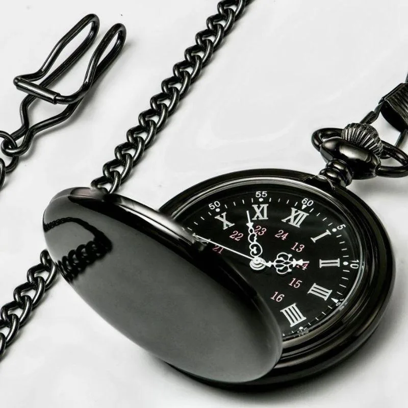 Ansicht 3 — Taschenuhr für Herren – schwarz