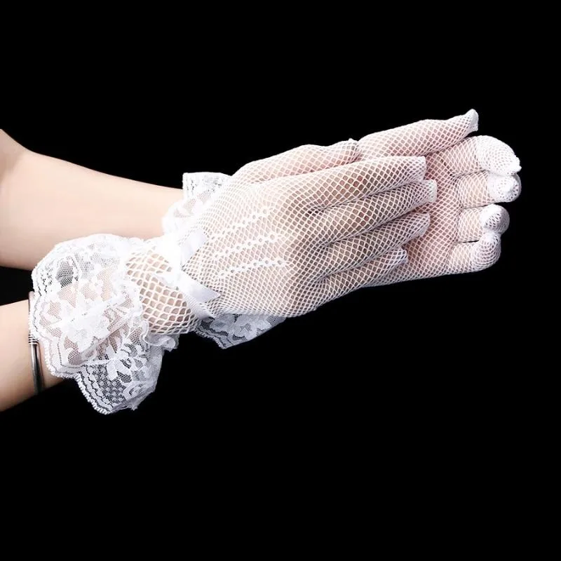 Ansicht 4 — Handschuh – Spitze weiß