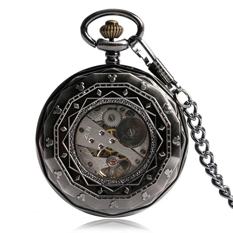 Ansicht 3 — Steampunk-Taschenuhr – mit Sprungdeckel – Modell 2