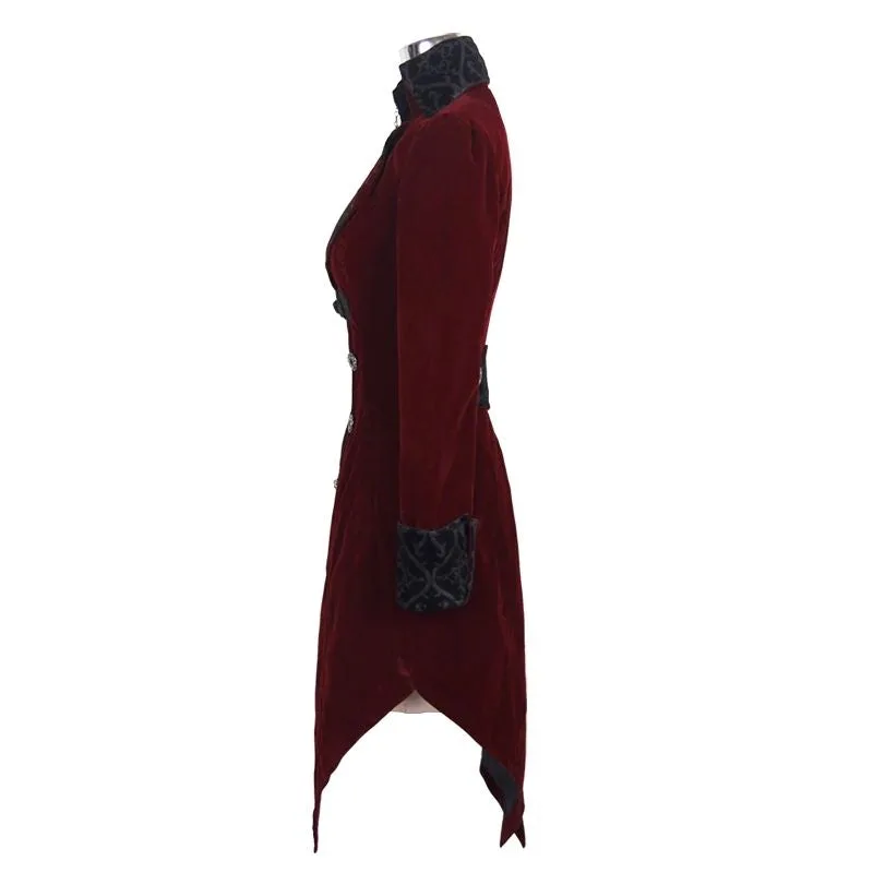 Ansicht 5 — Steampunk-Jacke – rot