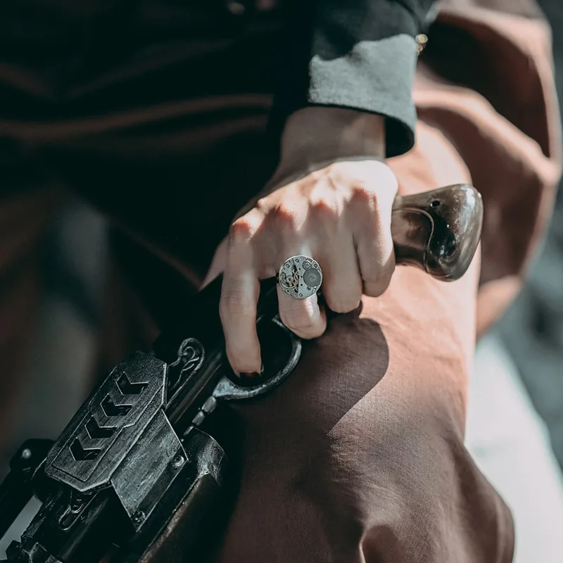 Steampunk-Ring – mechanisch