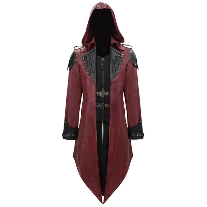 Ansicht 5 — Mantel für Herren – Gothic rot