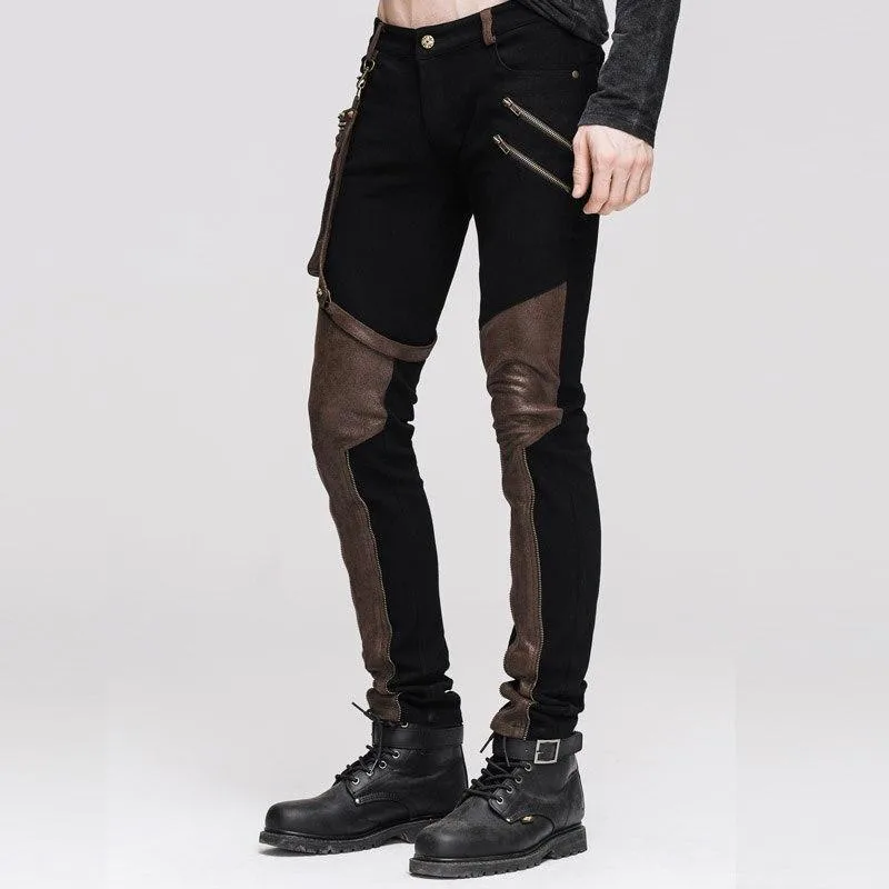 Ansicht 6 — Steampunk-Hose für Herren – Gothic