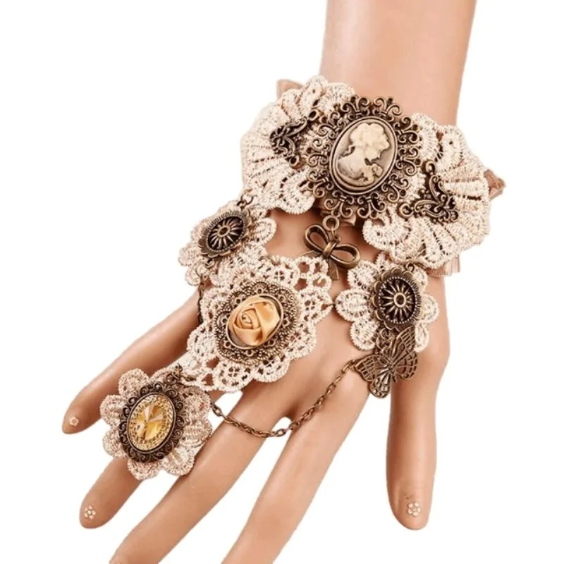 Ansicht 4 — Steampunk-Armband – Zahnrad