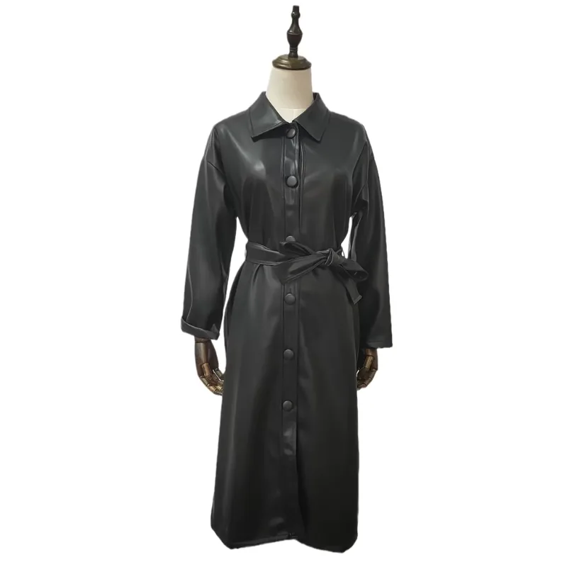 Mantel – Trench Coat Oversize aus PU