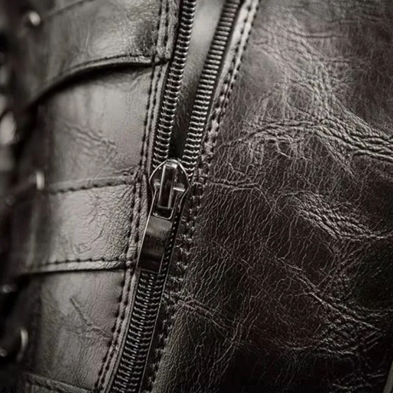 Ansicht 4 — Steampunk-Stiefel für Herren – aus PU