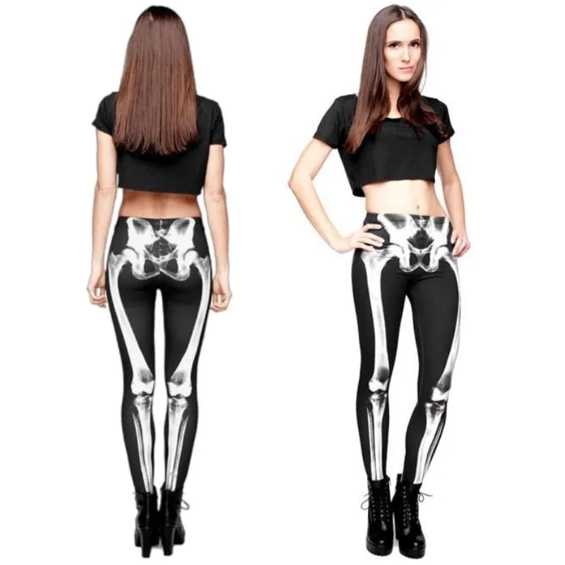 Ansicht 2 — Leggings – Skelett