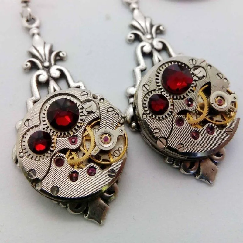 Ansicht 2 — Steampunk-Ohrringe für Damen