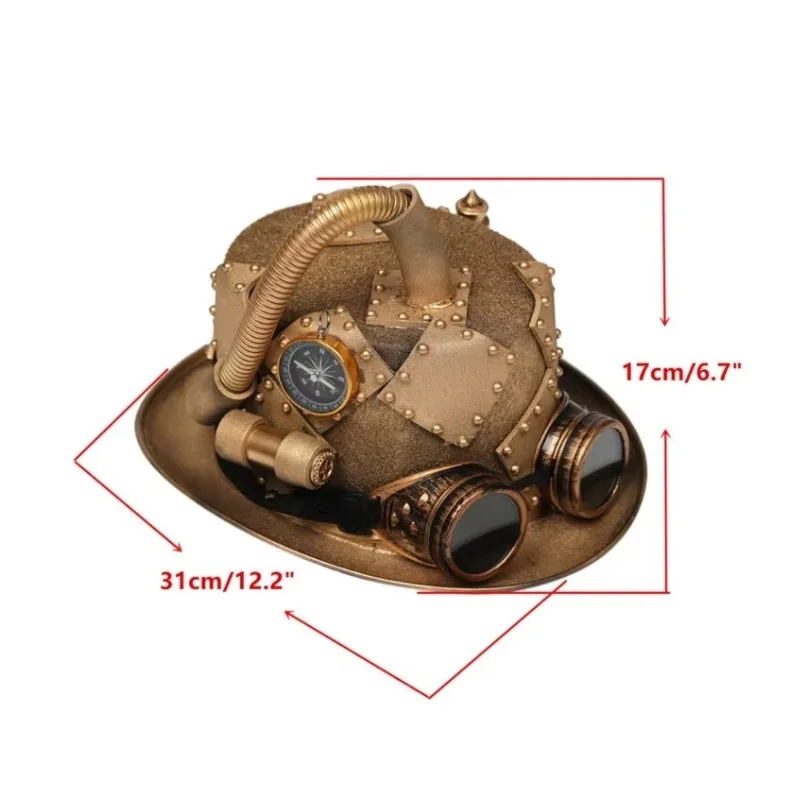 Ansicht 3 — Steampunk-Hut – Origin