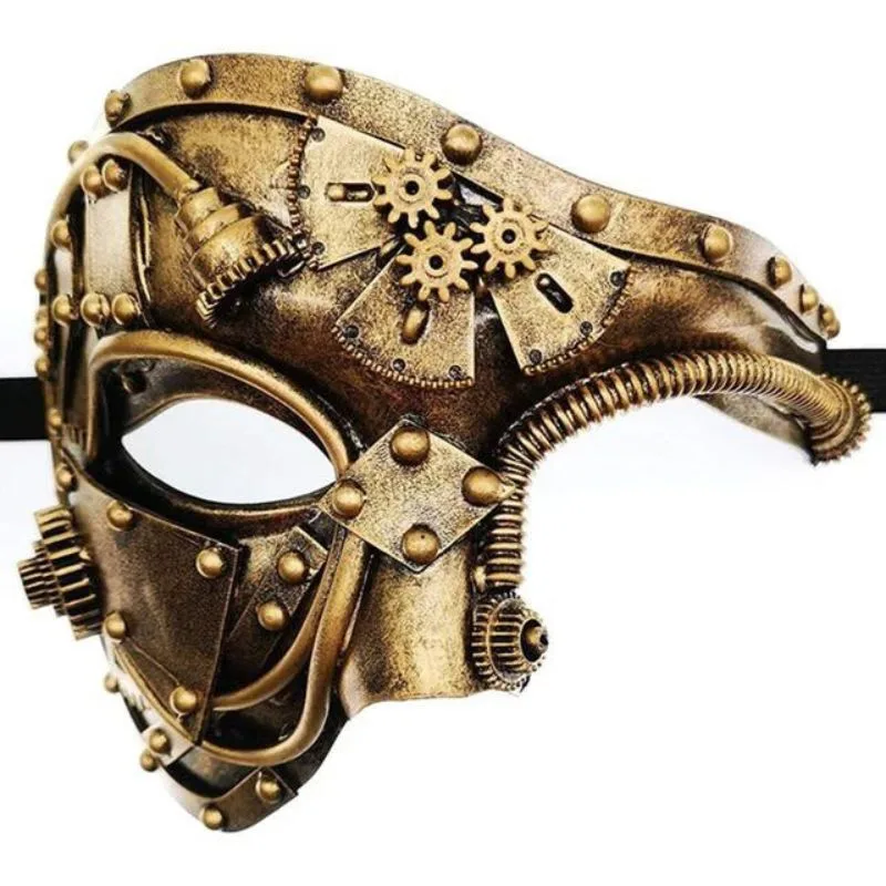 Steampunk-Halbmaske