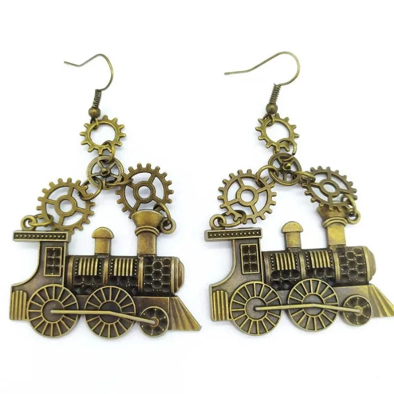 Ansicht 5 — Steampunk-Ohrringe – Hängend