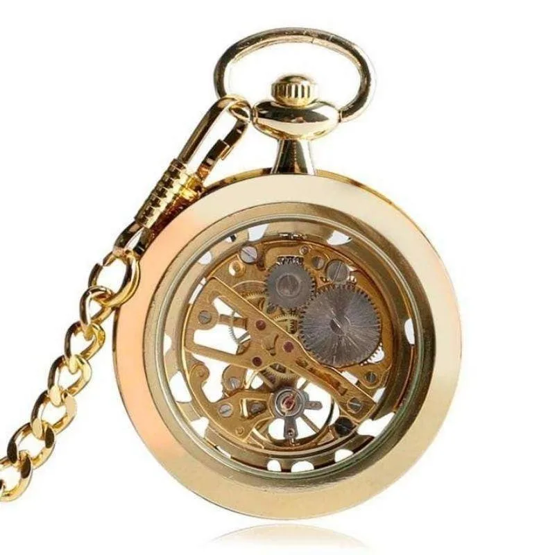 Ansicht 2 — Steampunk-Taschenuhr – mechanisch – Modell 2