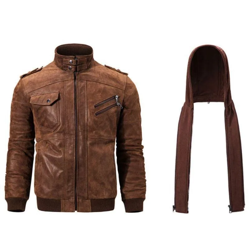 Ansicht 6 — Steampunk-Blouson – Jacke aus Leder