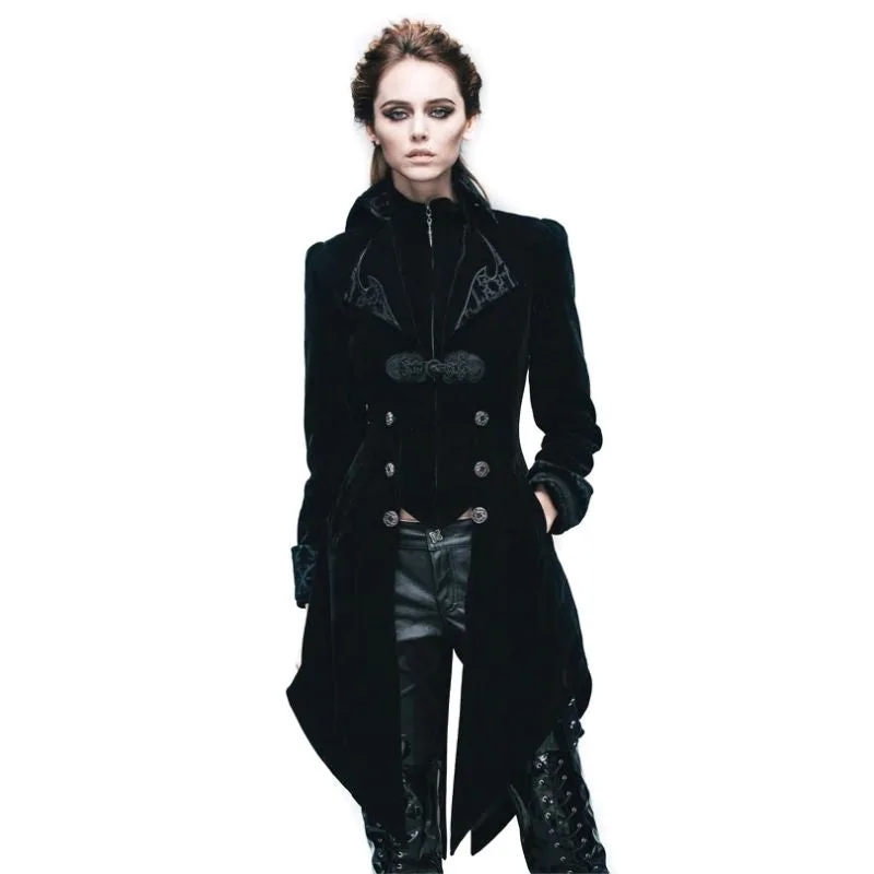 Steampunk-Jacke – schwarz