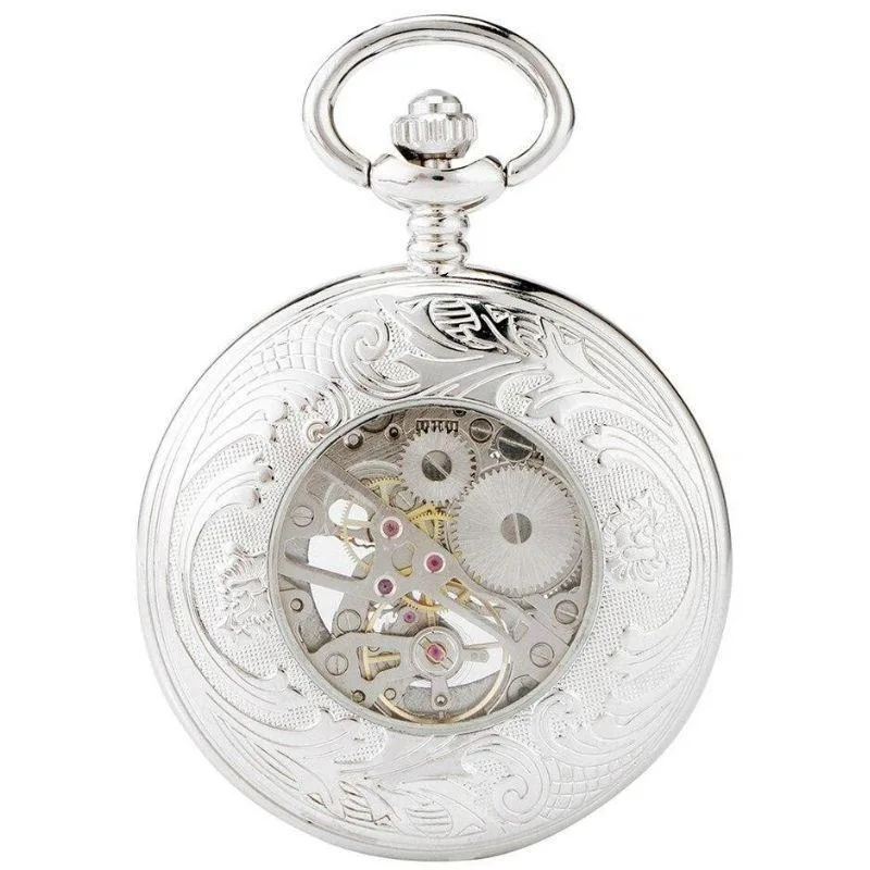 Ansicht 4 — Steampunk-Taschenuhr – antik-look silberfarben