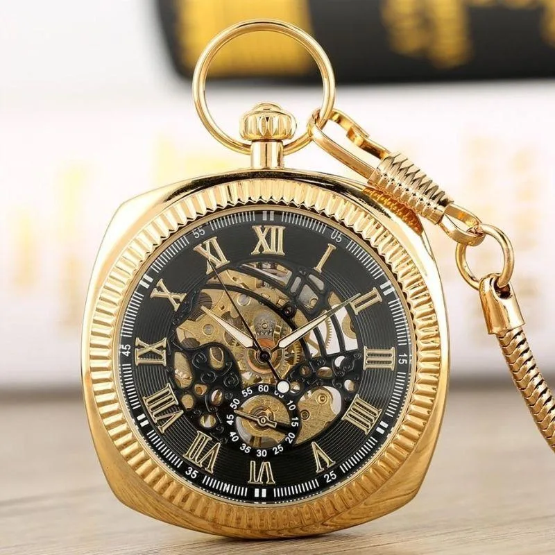 Ansicht 8 — Taschenuhr – quadratisch antik-look