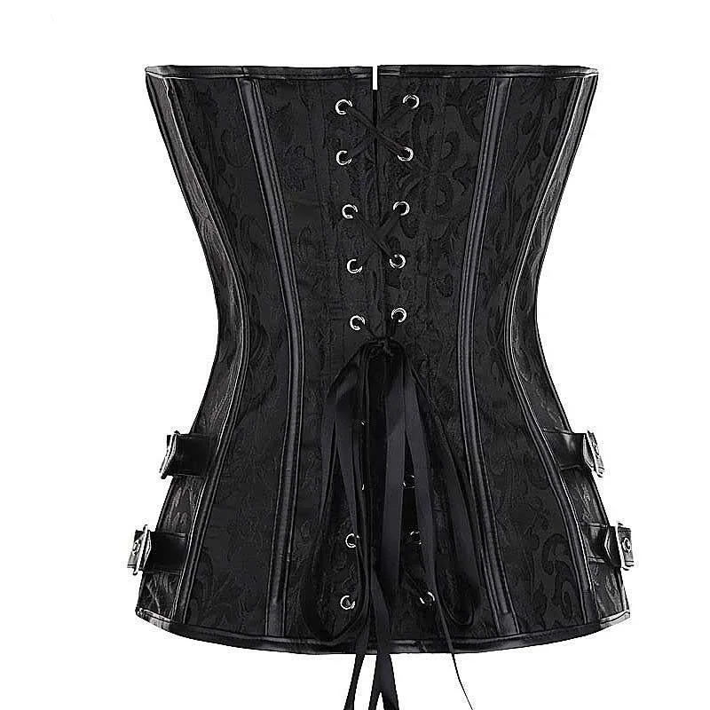 Ansicht 5 — Steampunk-Korsett – schwarz