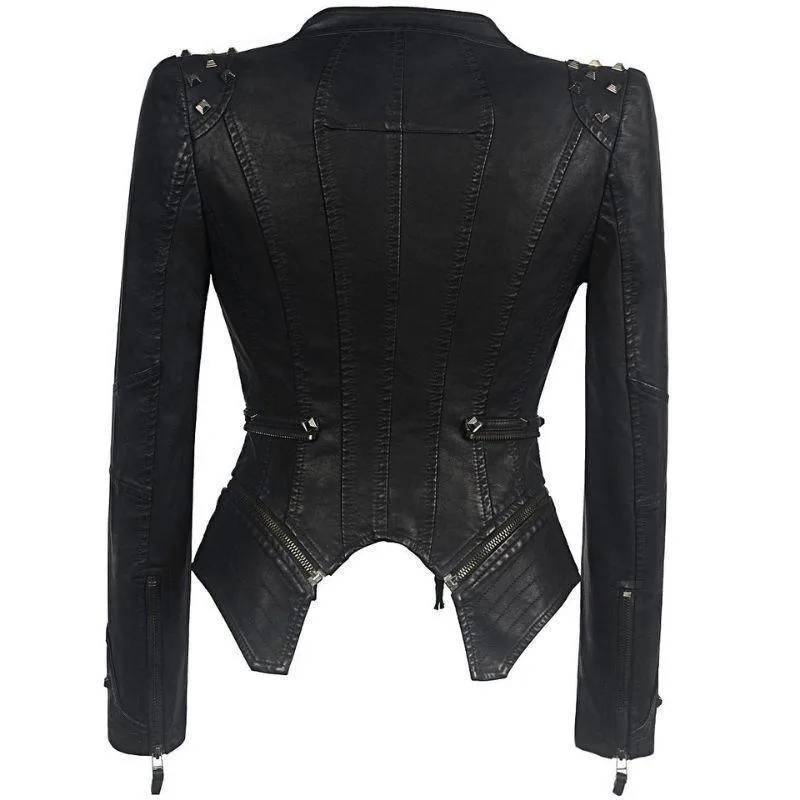 Ansicht 4 — Jacke für Damen – aus Kunstleder Gothic