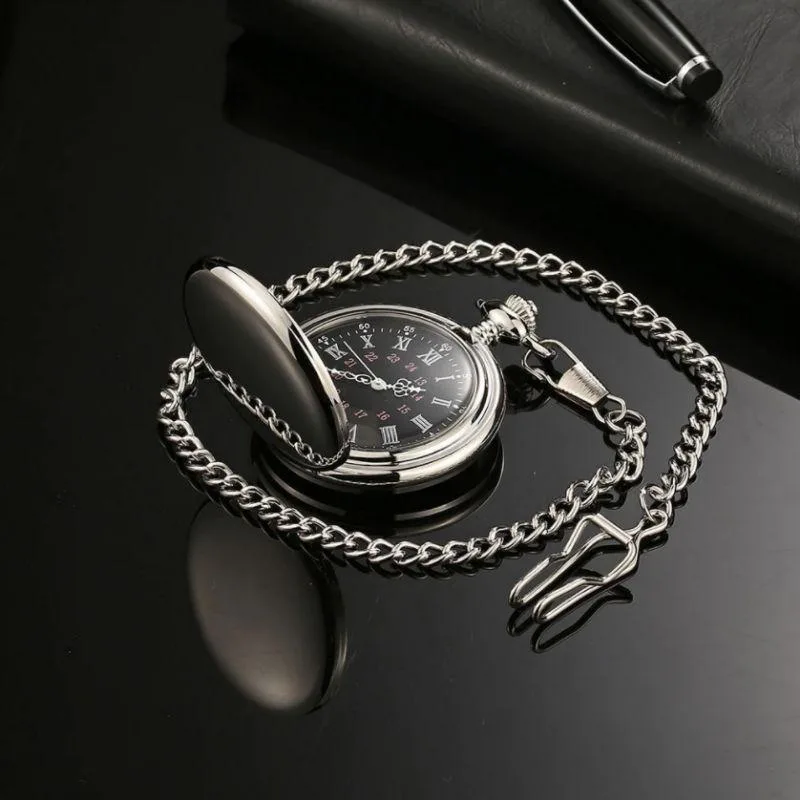 Ansicht 2 — Taschenuhr – Edelstahl