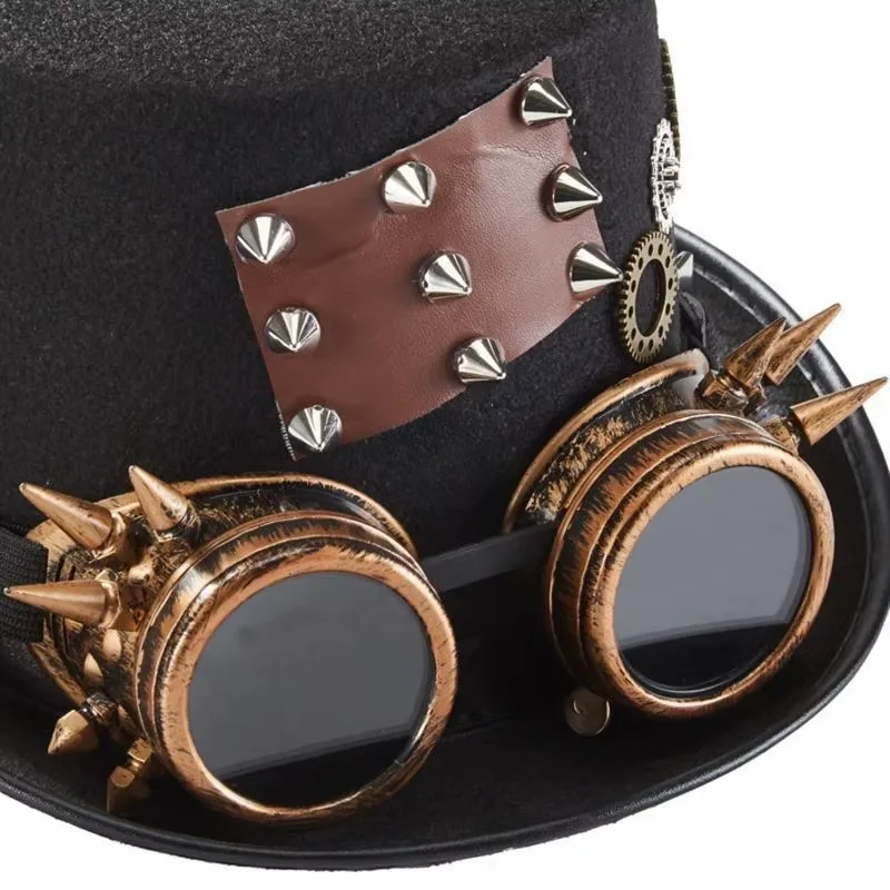 Ansicht 5 — Steampunk-Hut – Zahnrad
