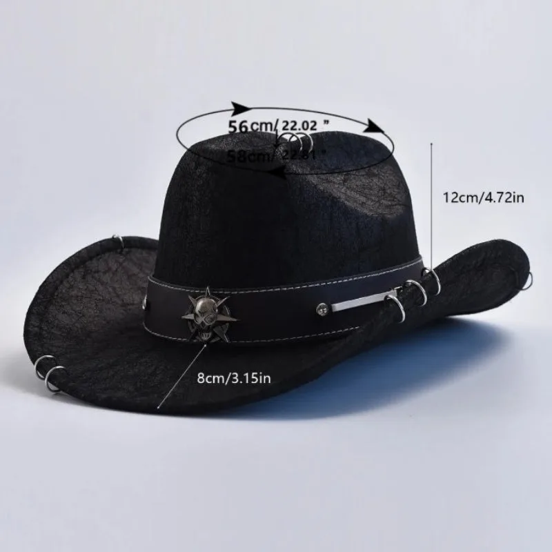 Ansicht 2 — Steampunk-Hut – Wildwest