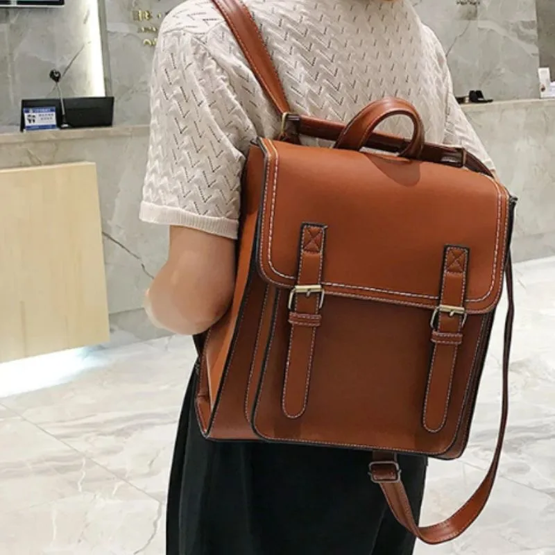 Ansicht 4 — Steampunk-Schultasche – aus PU